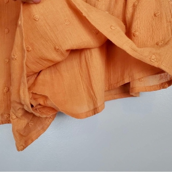 EUC ONEILL O'NEILL DARLA DOT SHORT Sz Medium orange.! First pic cover shot - Picture 6 of 12